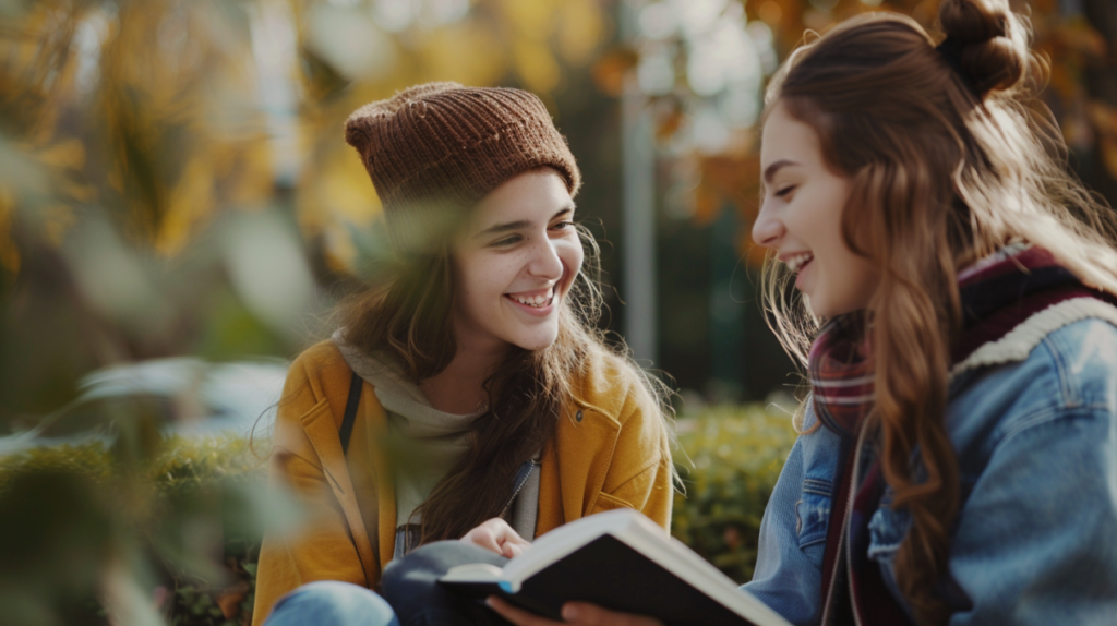 ran55. a realistic photo of a teenage student smiling softly si 2fa2741b 0624 4919 a7fc 6d33f0378b0c